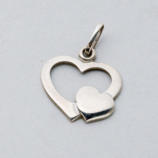 Silber Anhänger Kettenanhänger Herz 0,67 g0