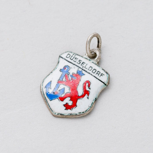 Anhänger Souvenir 800 Silber Düsseldorf 1,5 cm 1,02 g0