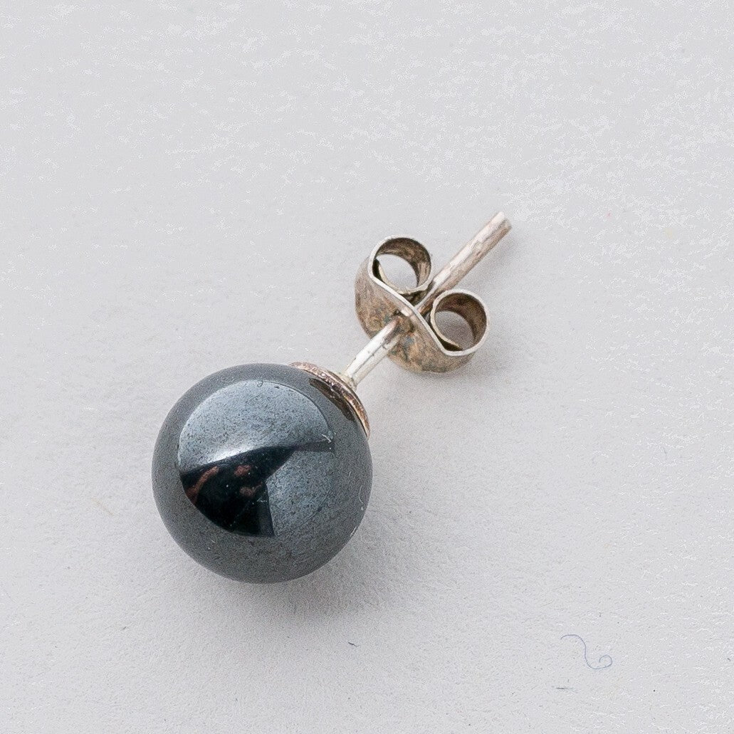 Ohrringe Ohrstecker Silber Schwarze Perlen 3,37 g4
