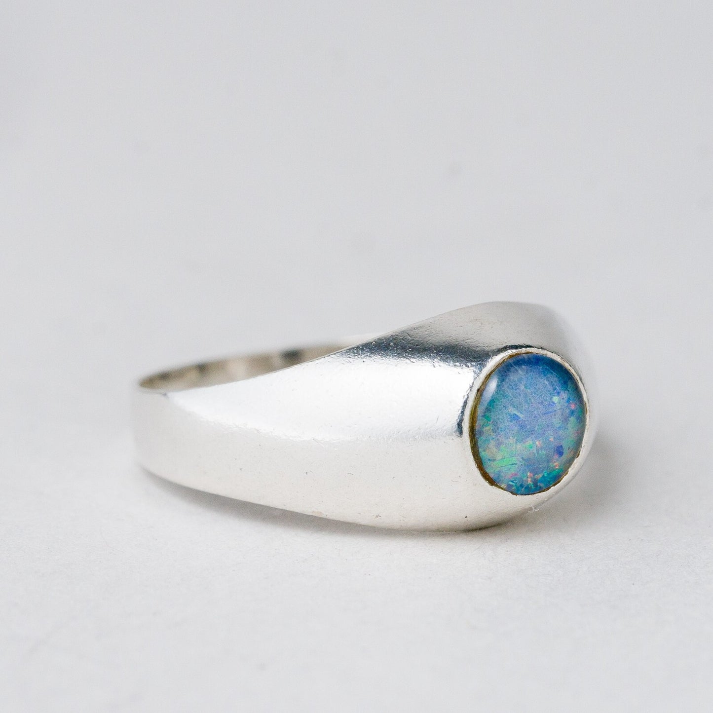 Silber Ring 835 Größe 56 (17,8 mm Ø) 2,63 g5