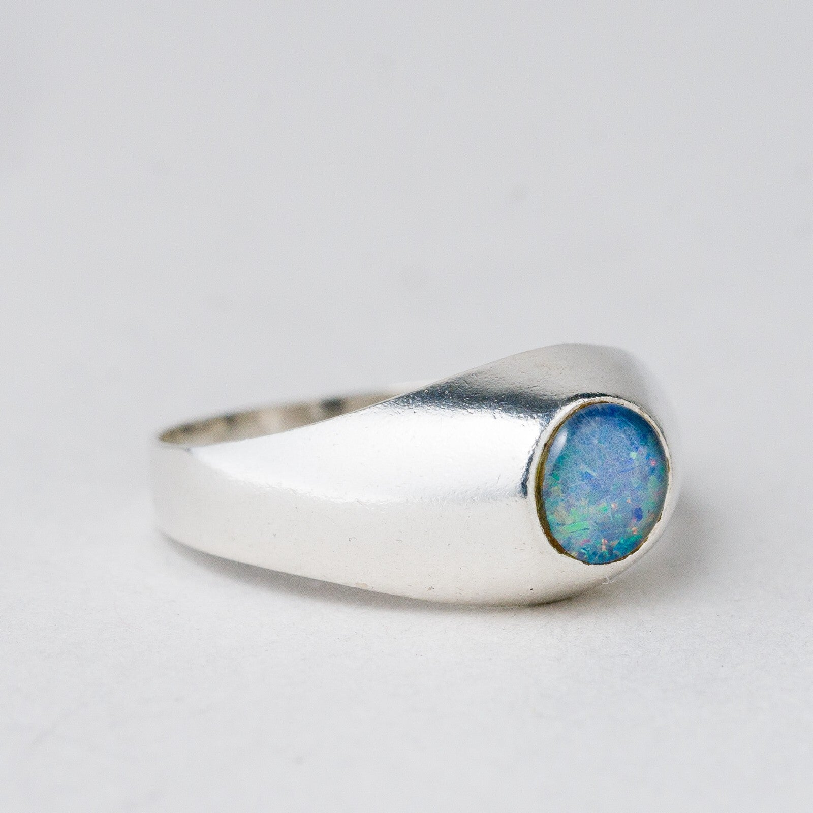 Silber Ring 835 Größe 56 (17,8 mm Ø) 2,63 g5