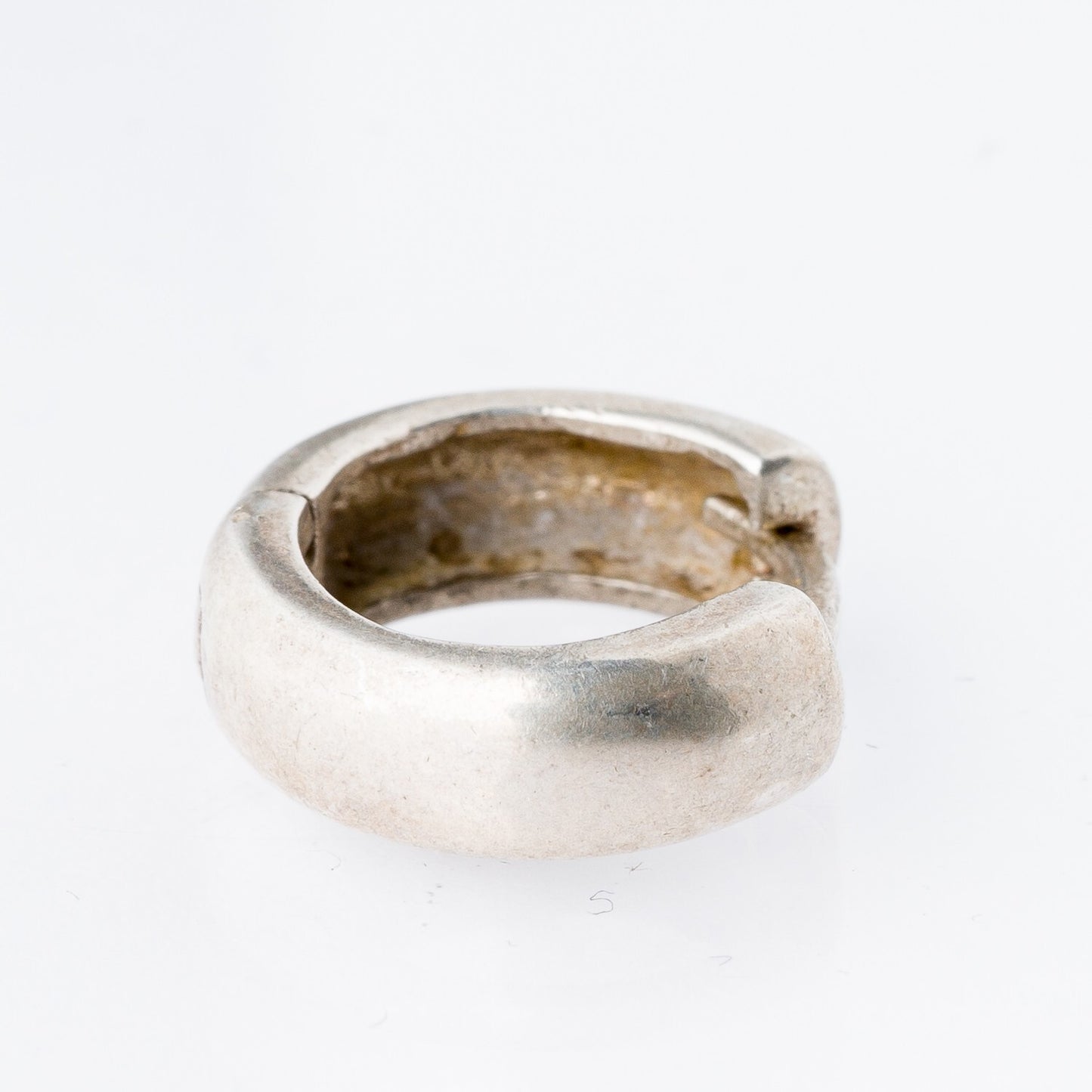 Einzelner Ohrring Huggie 925er Silber 3,7 g4