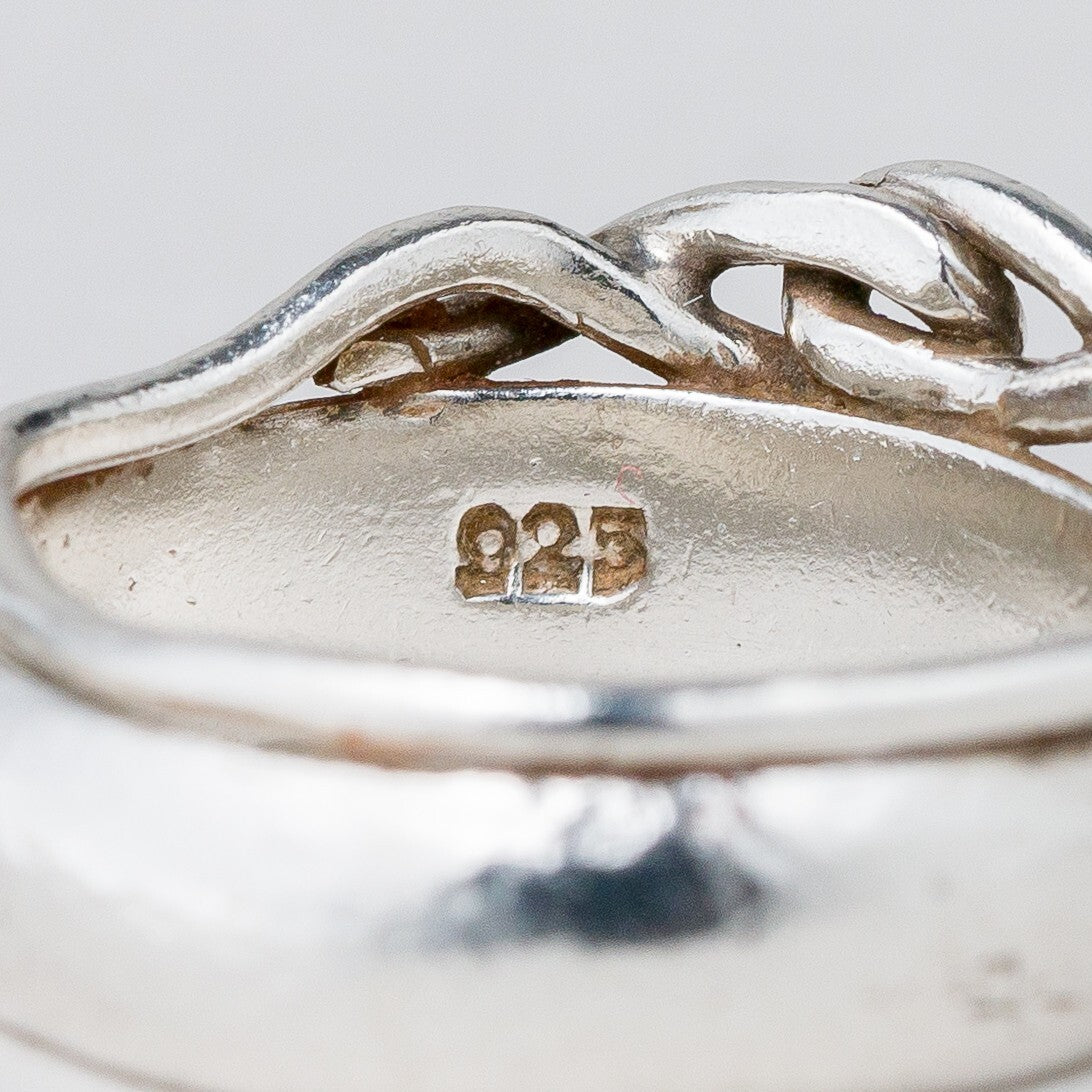 Silber Ring 925 Größe 53 (16,8 mm Ø) 5,48 g7