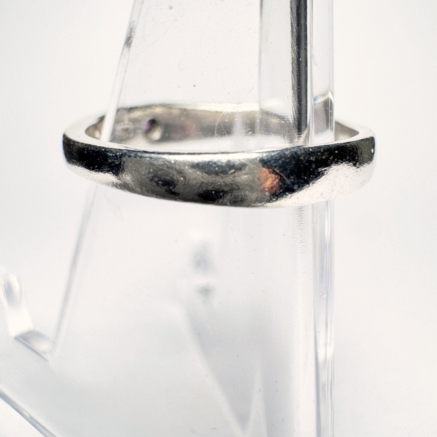 Ring 925er Silber (gestempelt) Größe 51 mit rotem Stein 2,14g4