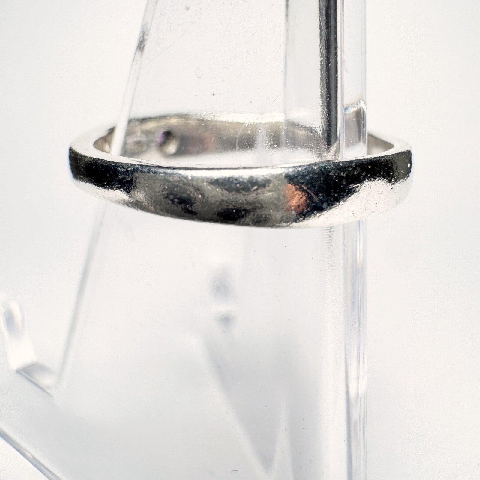 Ring 925er Silber (gestempelt) Größe 51 mit rotem Stein 2,14g4