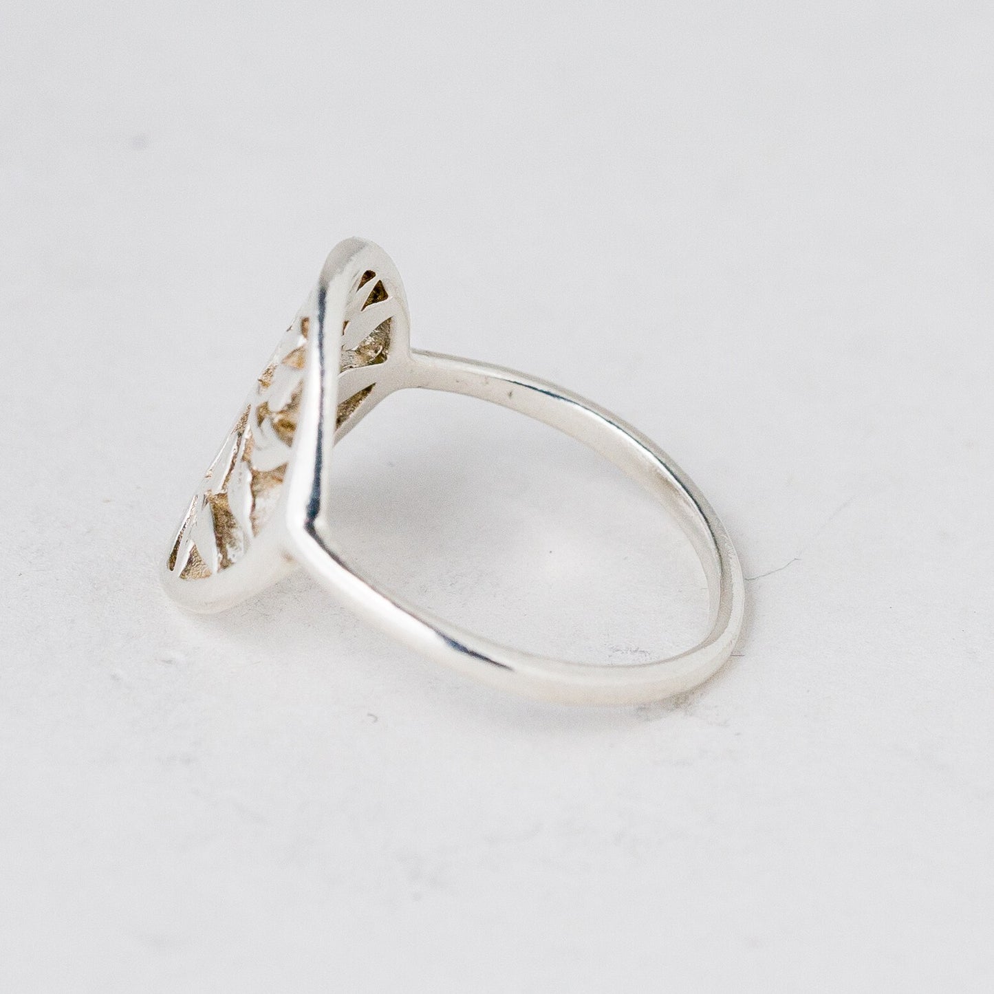 Silber Ring 54 (17,2 mm Ø) 925 Baum 2,23 g6