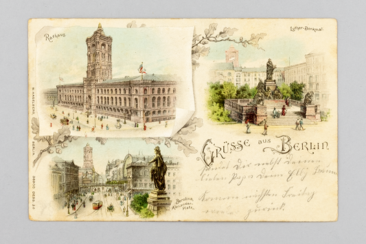 Ansichtskarte Gruss aus Berlin Alexanderplatz 18980