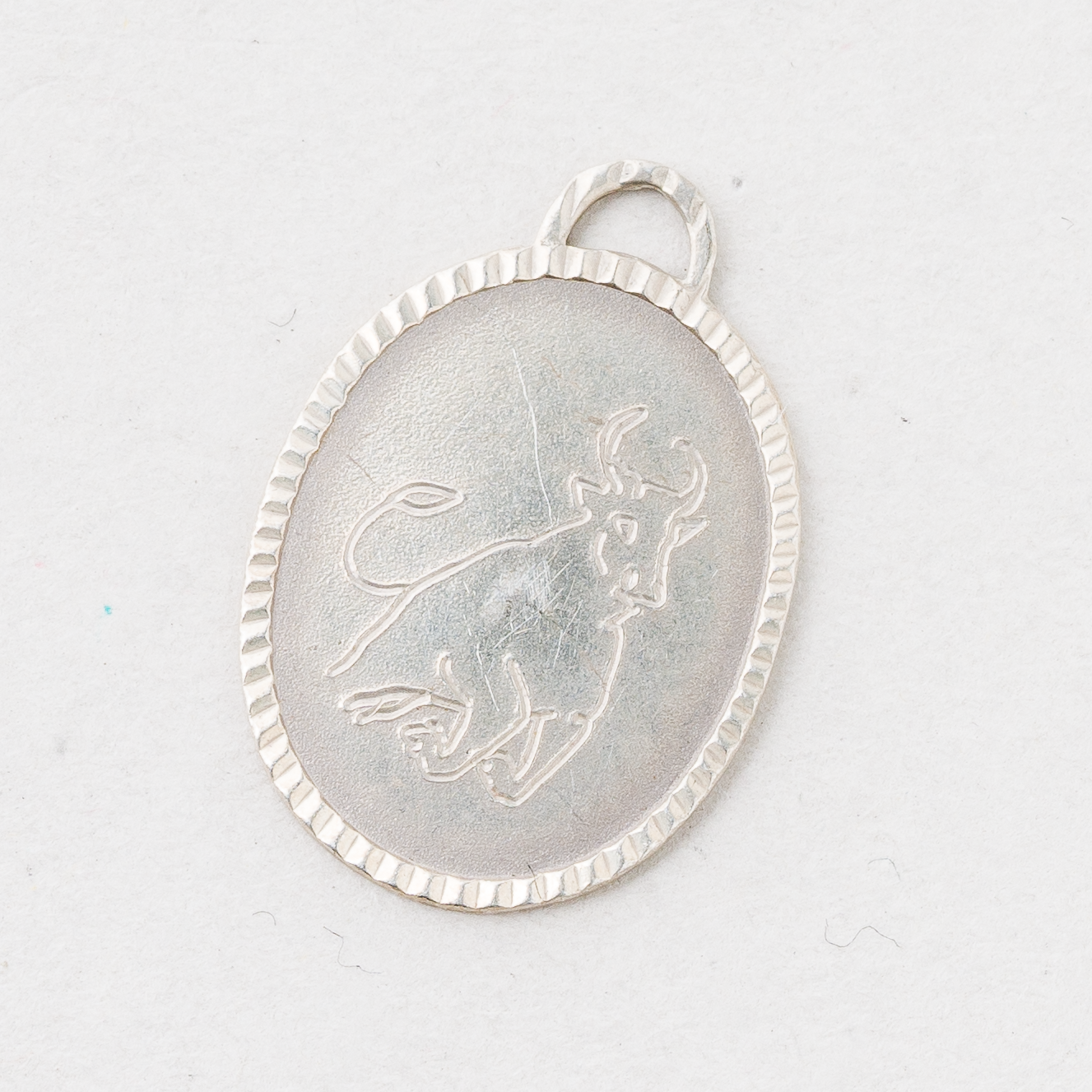 CNC: Anhänger Stier 925er Silber 1,93 g 2 cm0