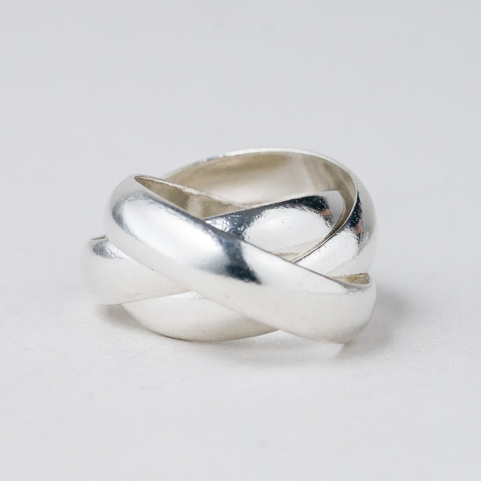 3 x Ring Silber 925 Trinity Größe 47 (15,0 mm Ø) 9,11 g4