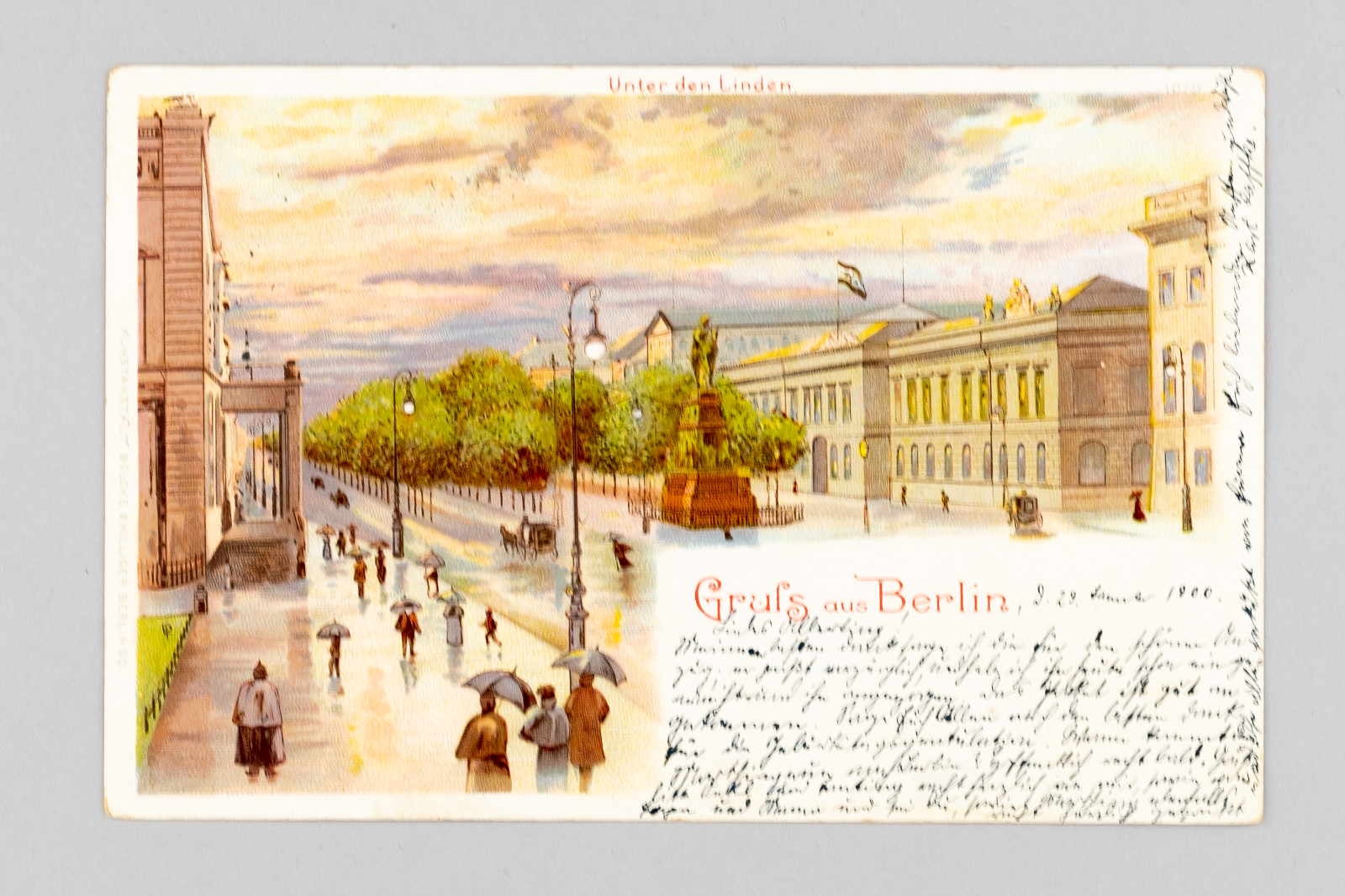 Ansichtskarte Gruss aus Berlin Unter den Linden 19000