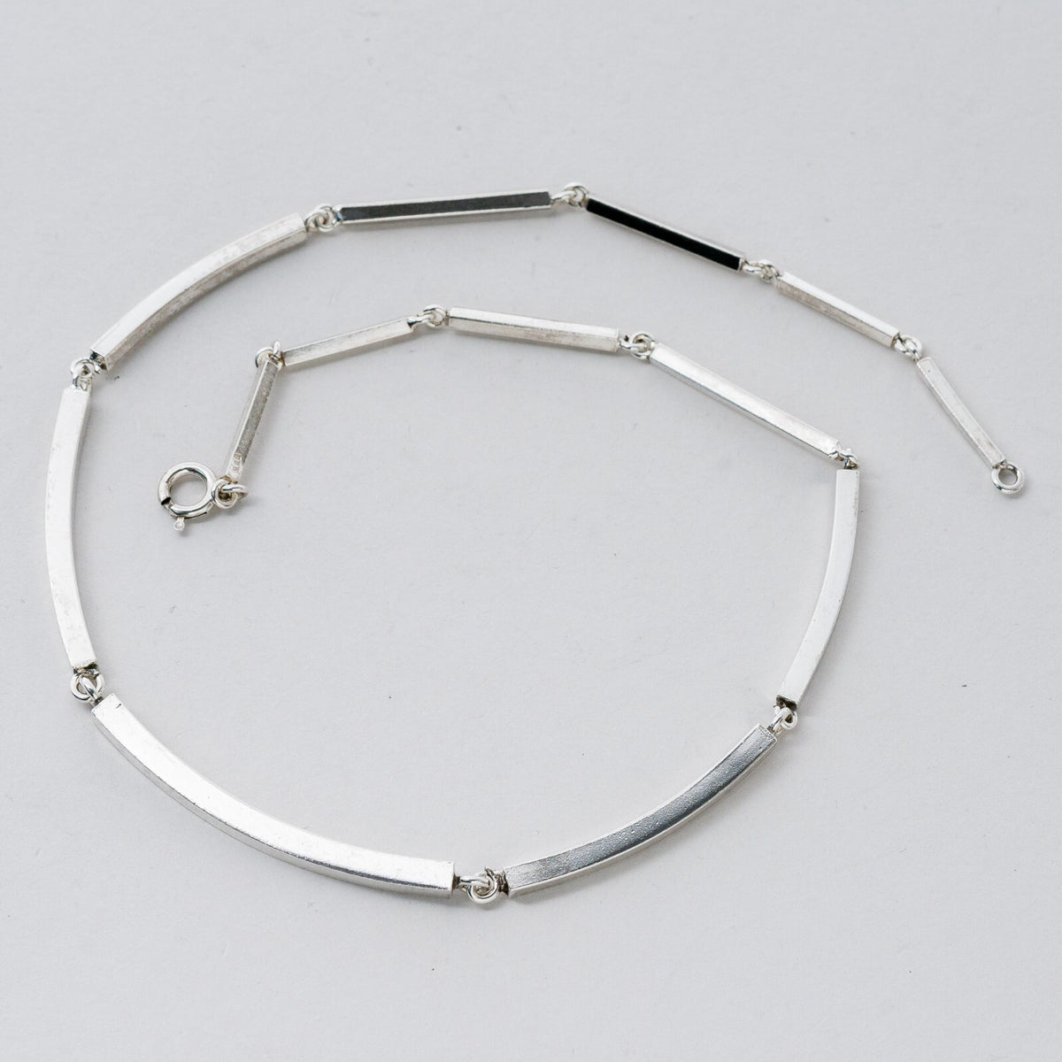 Silber Silberkette Halskette 39 cm 925 Viereckige Glieder 23,23 g5