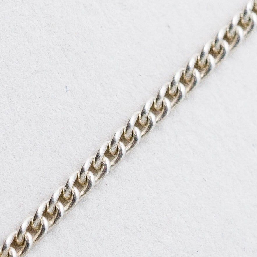 Silber Halskette 835 Panzerkette 1,6 mm 70 cm 5,22 g1