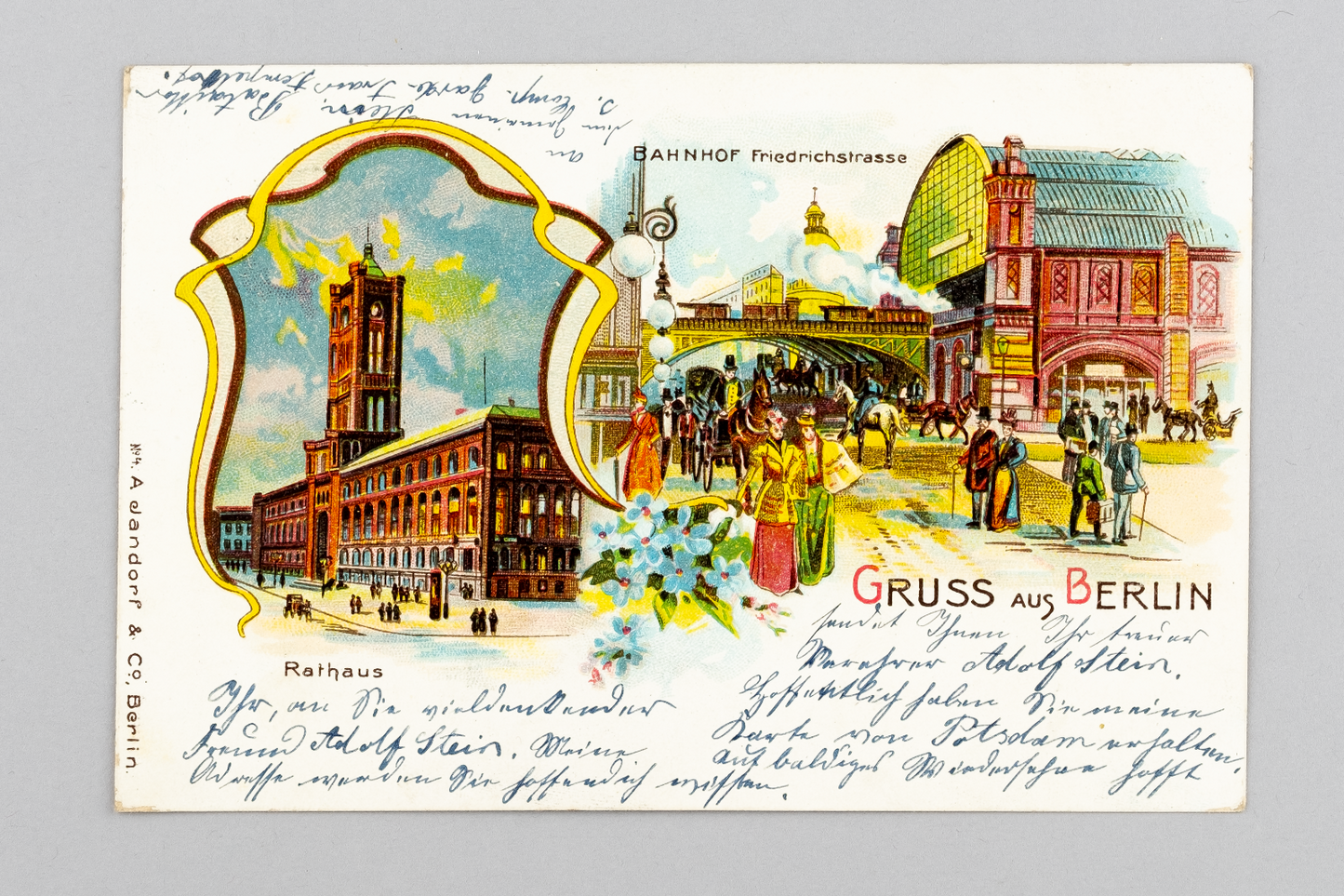 Ansichtskarte Gruss aus Berlin Friedrichstraße 19000
