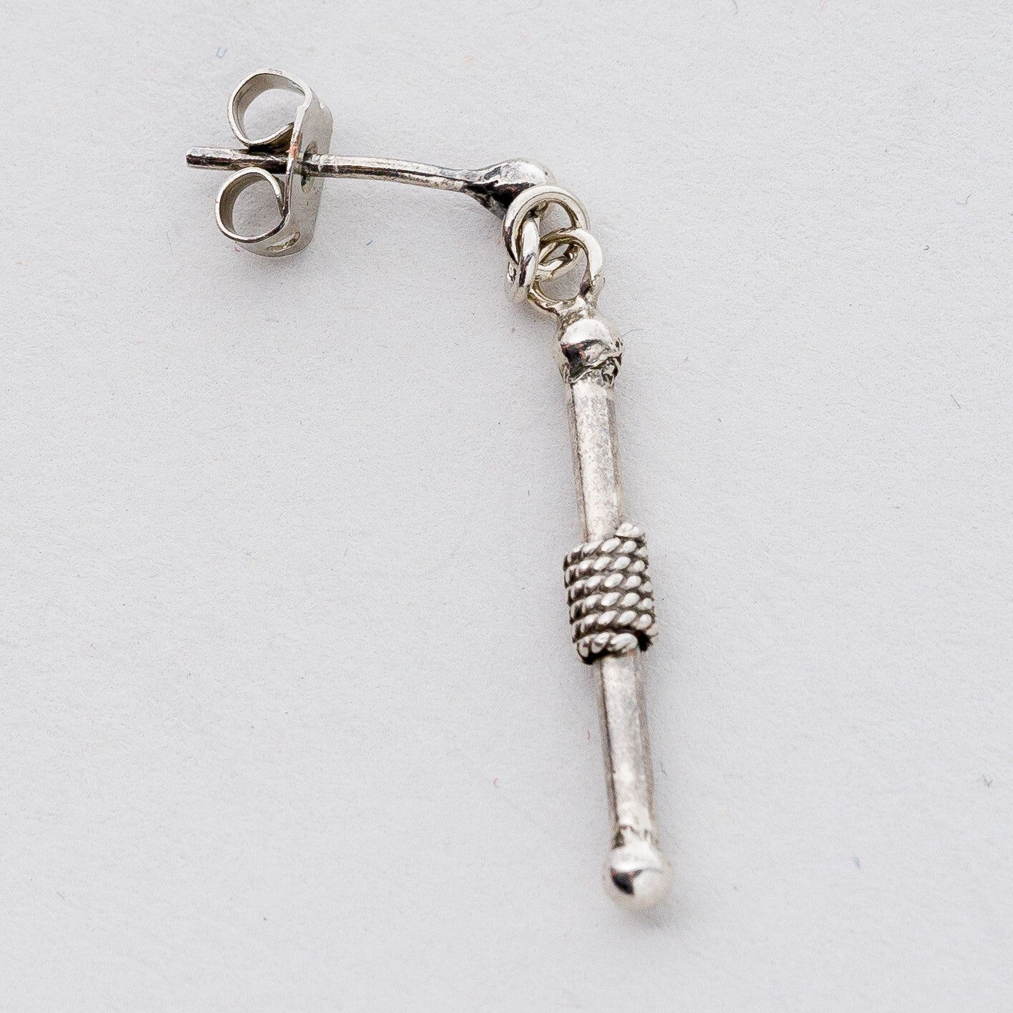 Einzelner Ohrring Hängeohrring Silber 1,32 g3