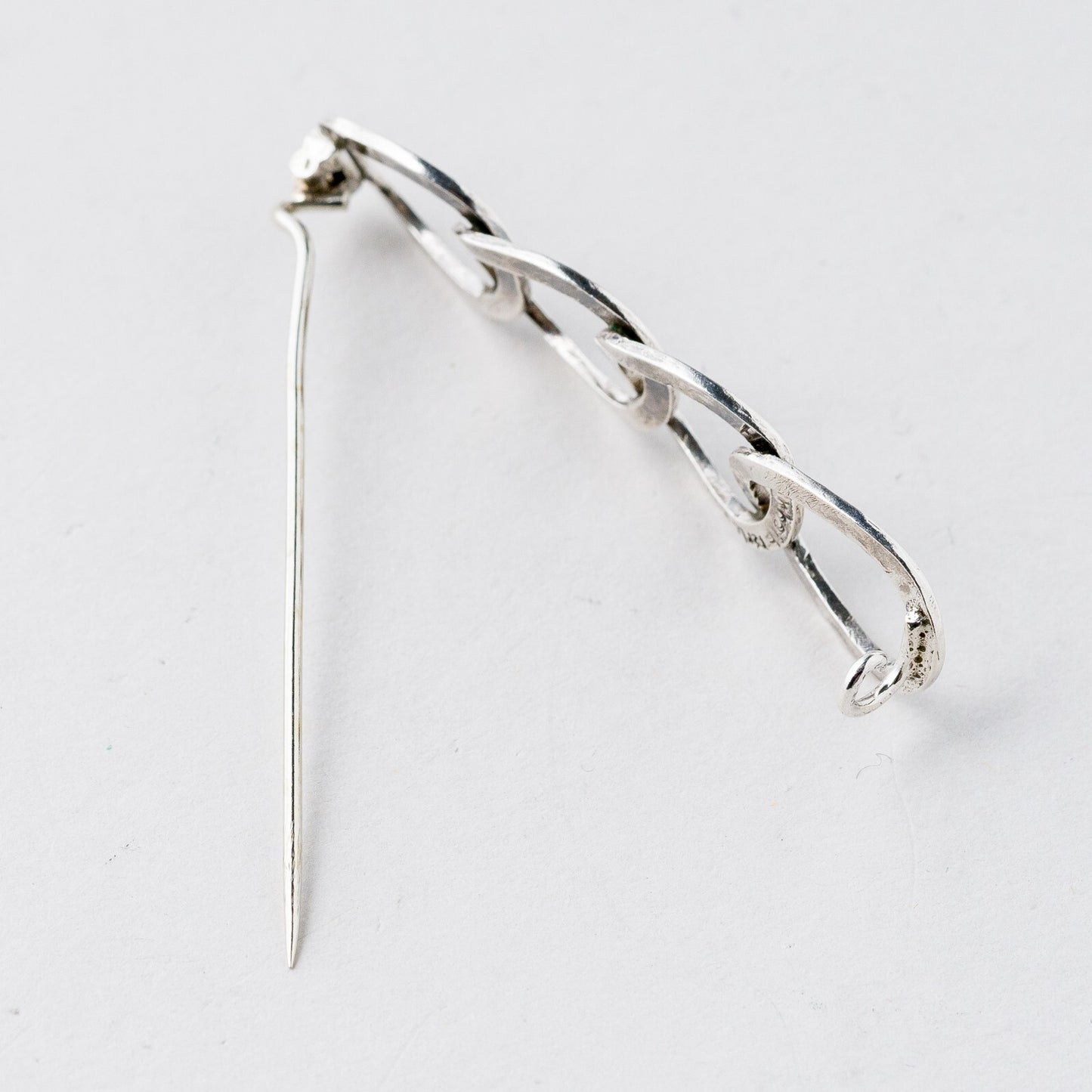 Silber Brosche 835 5,1 cm 3,89 g5