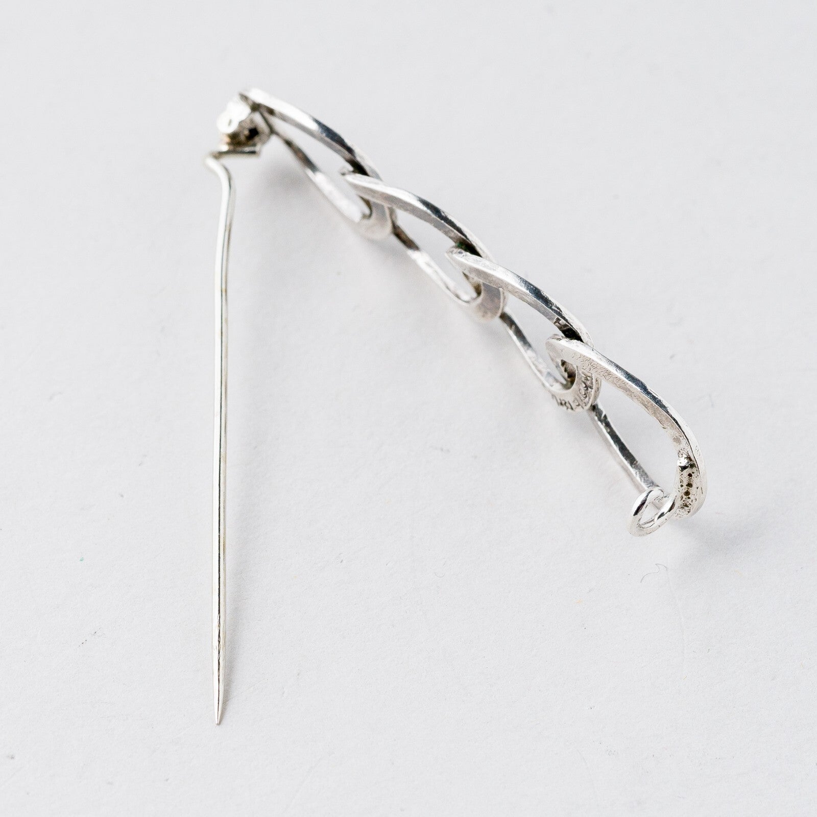 Silber Brosche 835 5,1 cm 3,89 g5