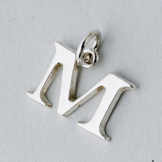 Silber Anhänger Kettenanhänger 925 "M" 0,53 g0