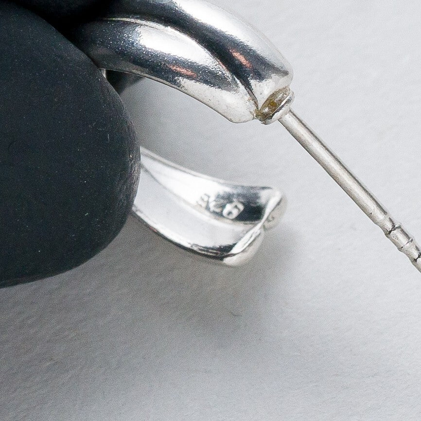 Einzelner Ohrring Creole Silber 925 1,88 g6