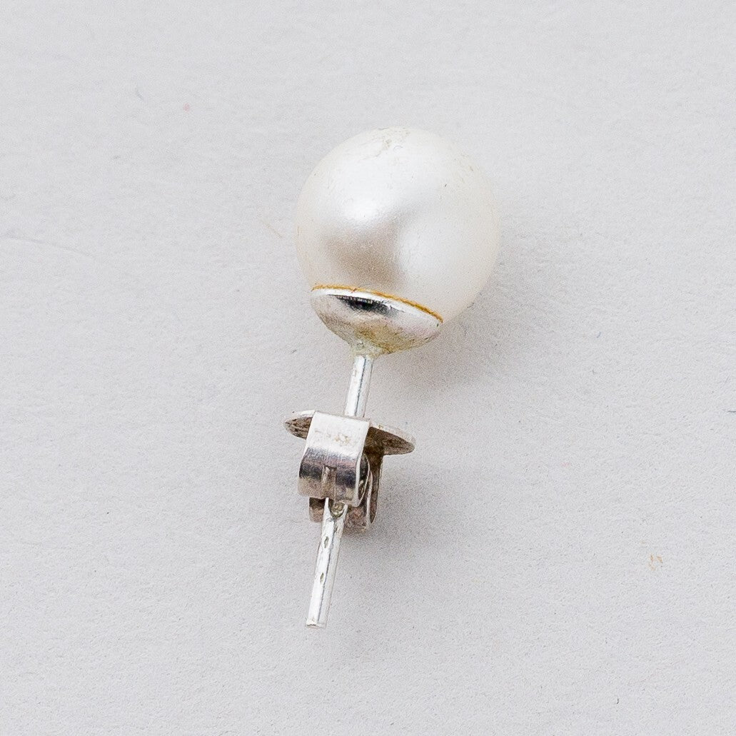 Ohrringe Ohrstecker Silber Perlen 1,06 g2