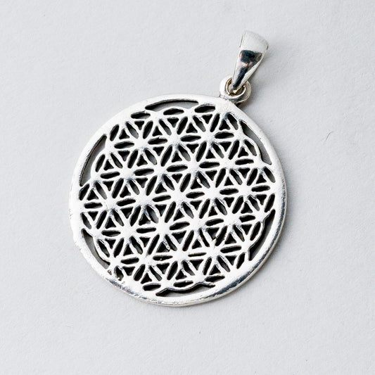 Silber Anhänger Kettenanhänger Mandala 2,23 g0