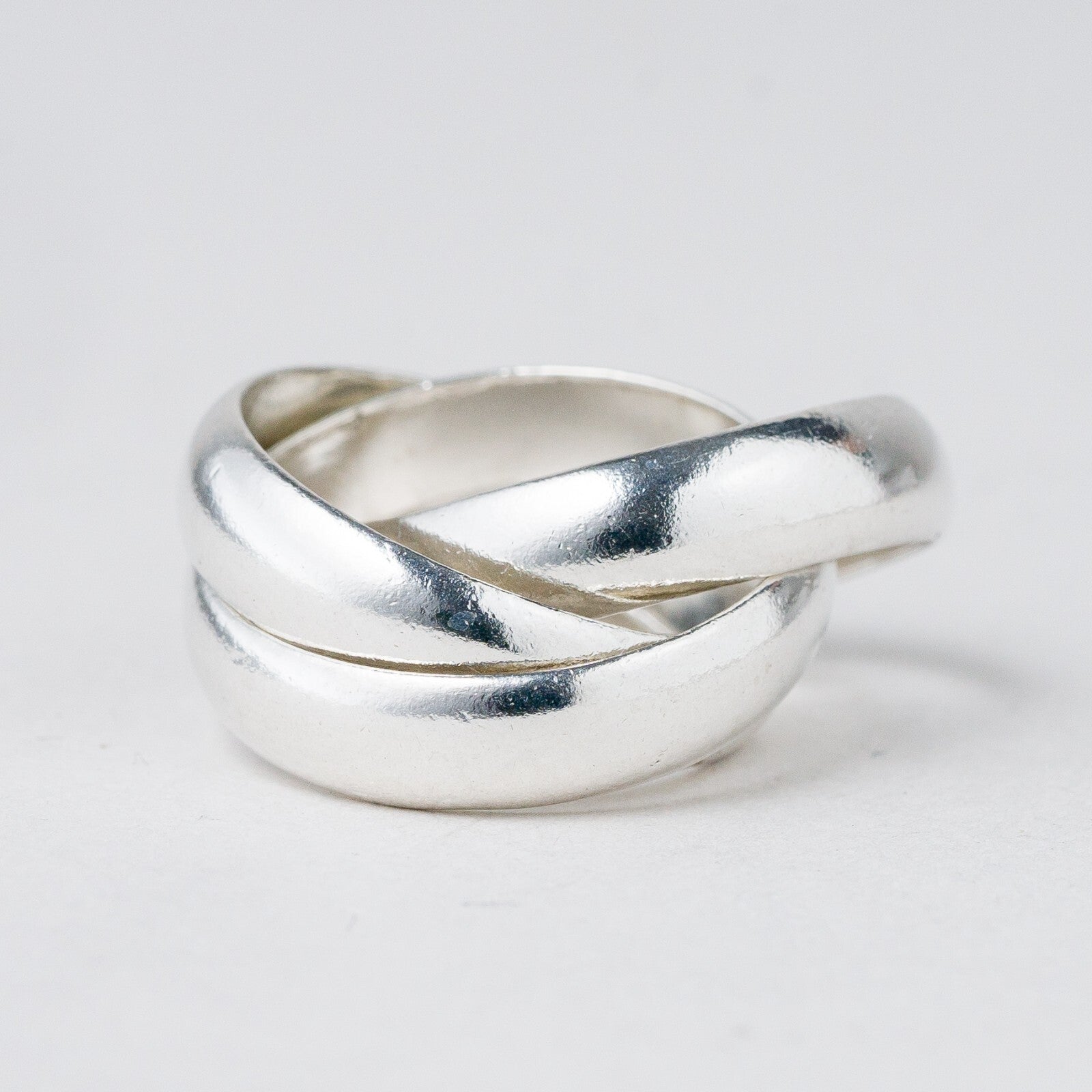 3 x Ring Silber 925 Trinity Größe 47 (15,0 mm Ø) 9,11 g2
