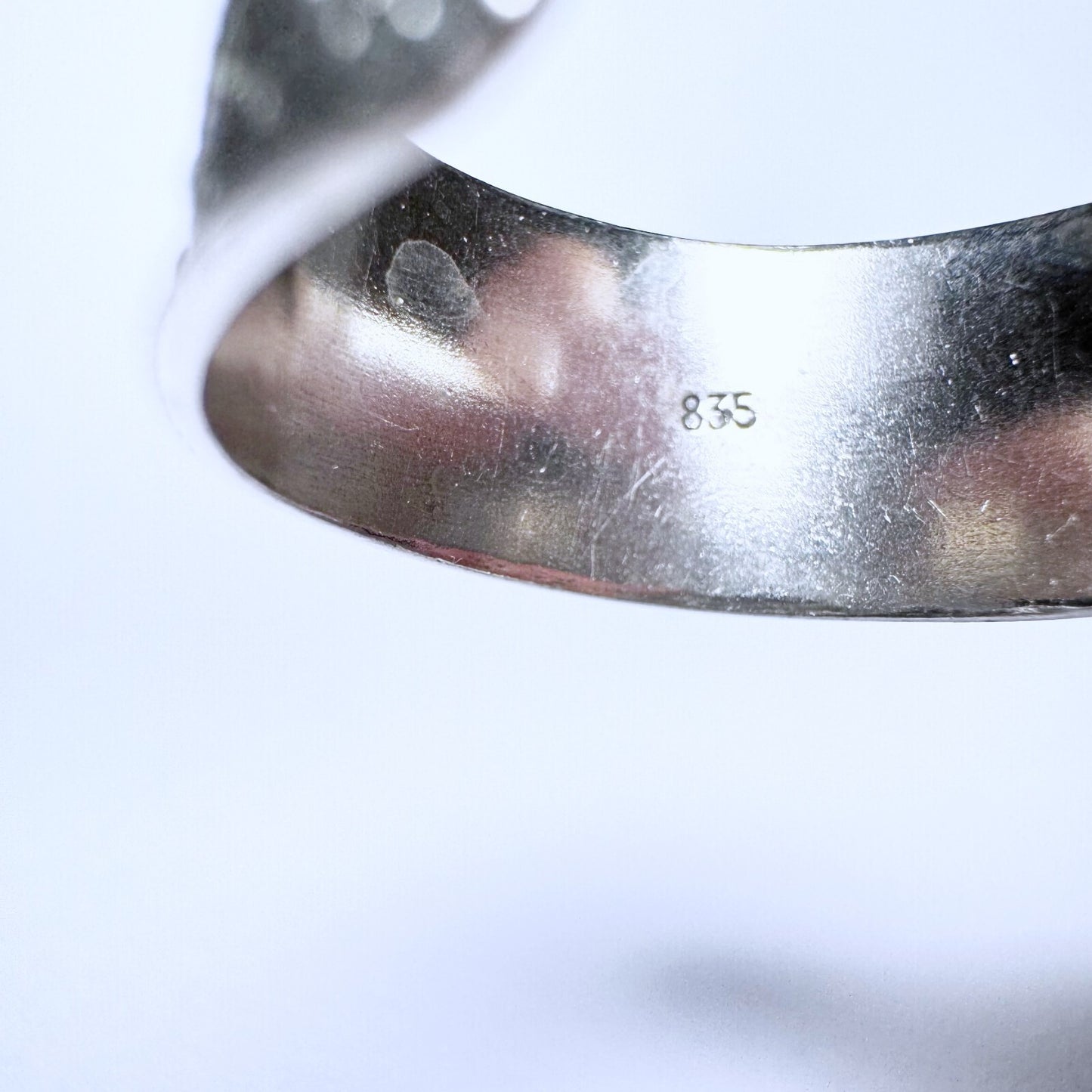 Ring 835er Silber Größe 58 Ethno Muster 2,93g6