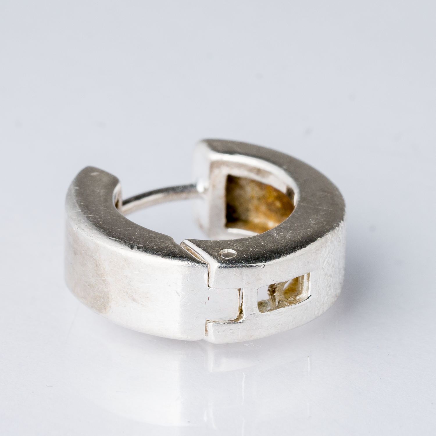 Einzelner Ohrring Huggie 925er Silber 3,94 g3