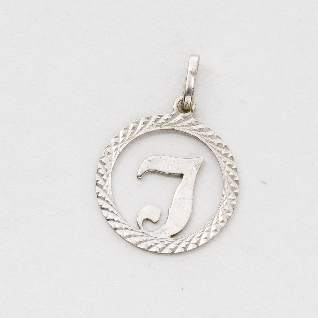 Anhänger "J" 835er Silber 1,11 g 2,5 cm0