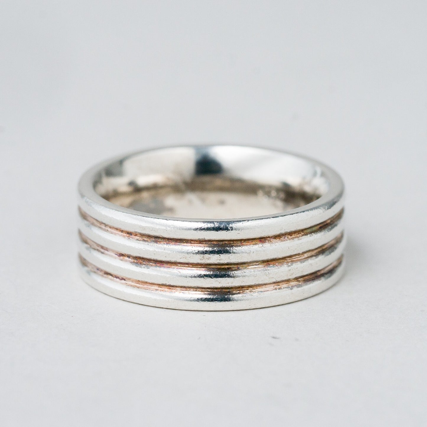 Silber Ring 925 Größe 55 (17,5 mm Ø) 9,6 g4