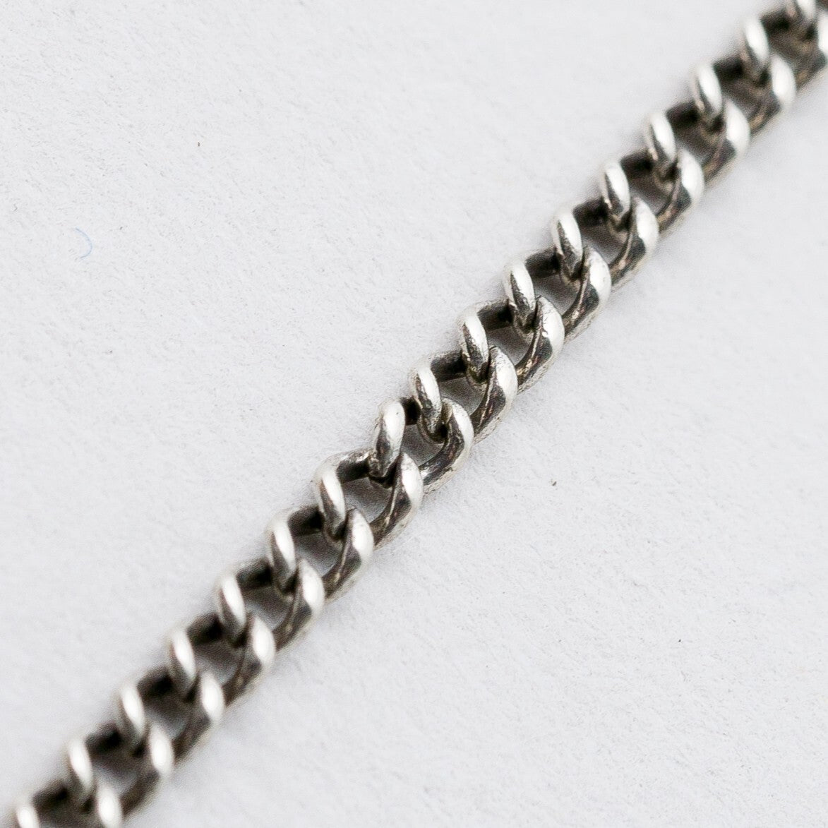 Halskette Panzerkette Silber 2,1 mm 50 cm 4,76 g3