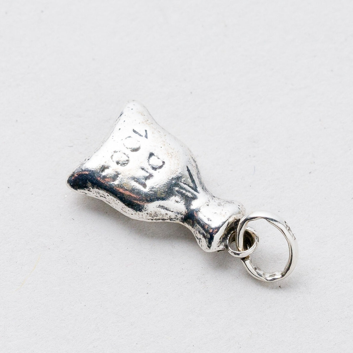 Anhänger 835 Silber Geldsack "1000 Mark" 1,8 cm 2,1 g4