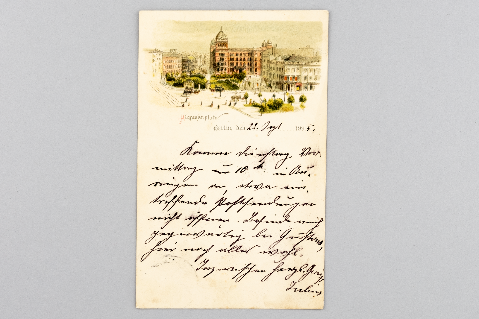 Ansichtskarte Gruss aus Berlin Alexanderplatz 18950