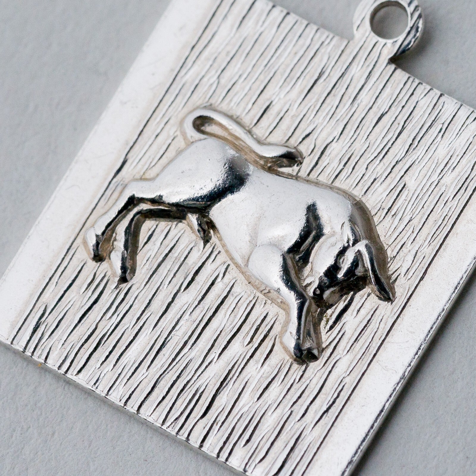 Silber Anhänger Kettenanhänger 925 Sternzeichen Stier 2,07 g6