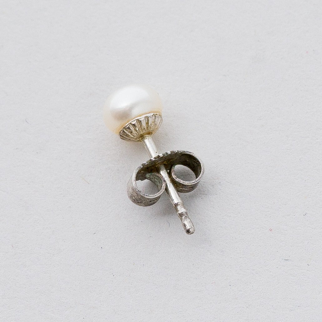 Ohrringe Ohrstecker Silber Perlen 0,83 g2