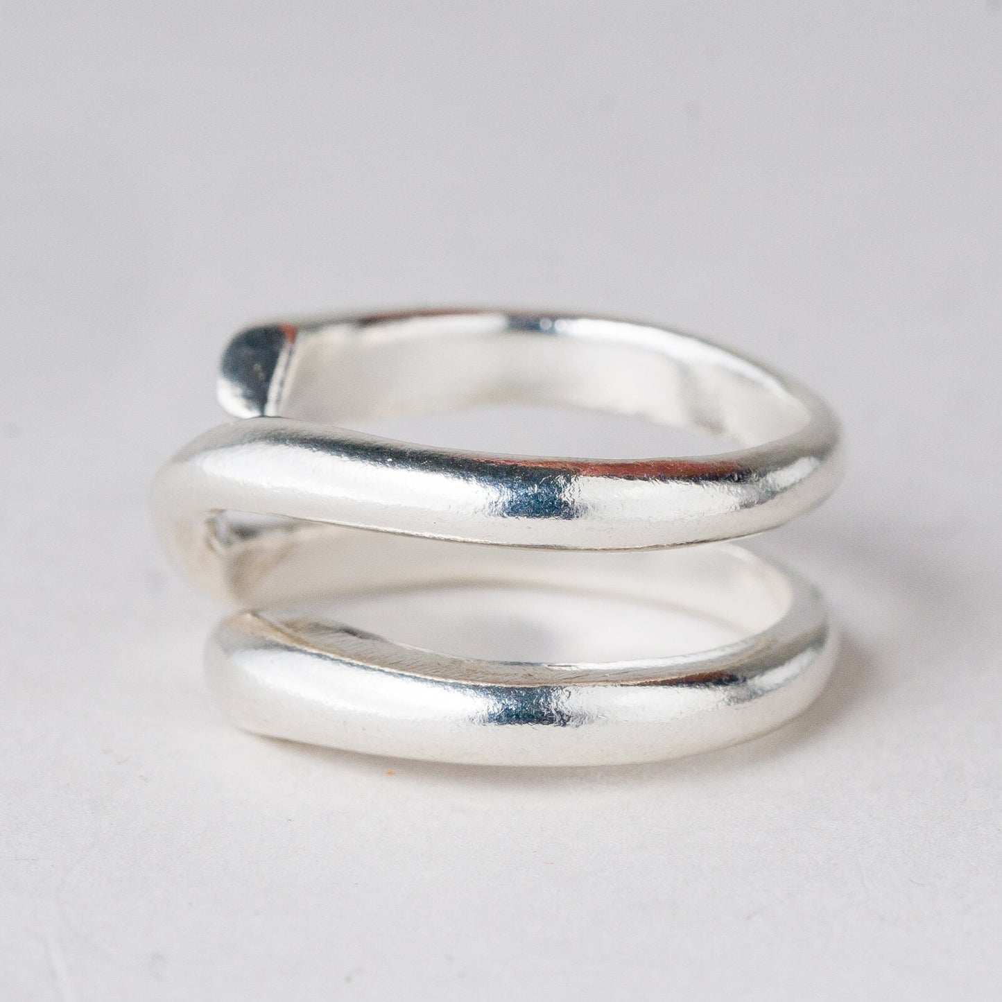 Silber Ring Größe flexibel ca. 57 8,6 g1