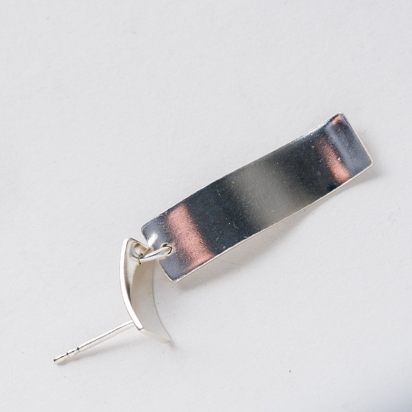 Einzelner Ohrring Hängeohrring 925 Silber 2,84 g2