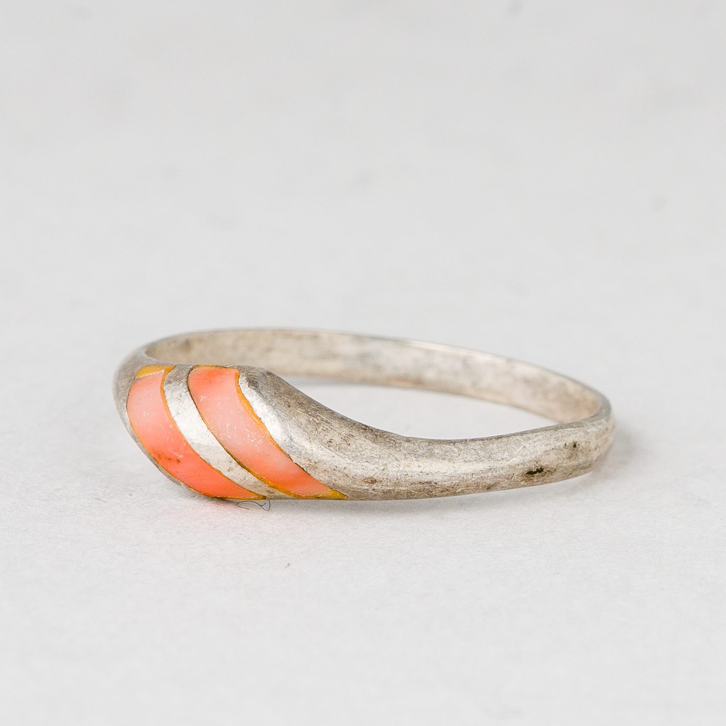 Ring 925er Silber 1,35 g Größe 54 (17,2 mm Ø)0