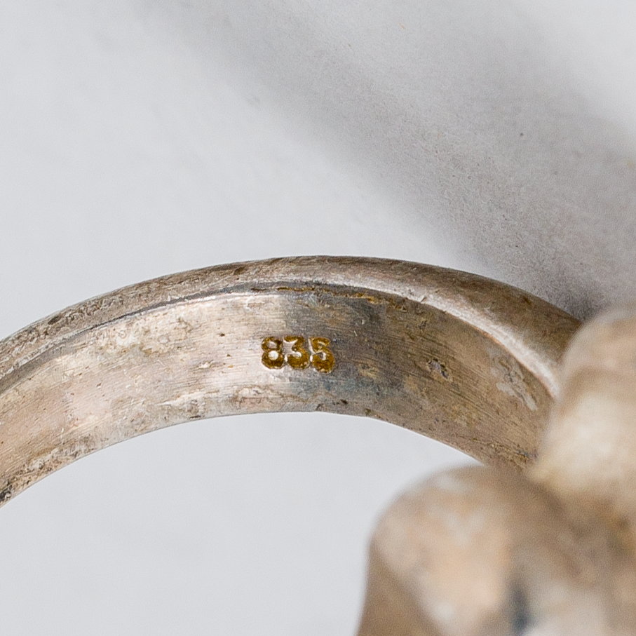 Ring 835er Silber 14,03 g Größe flexibel3