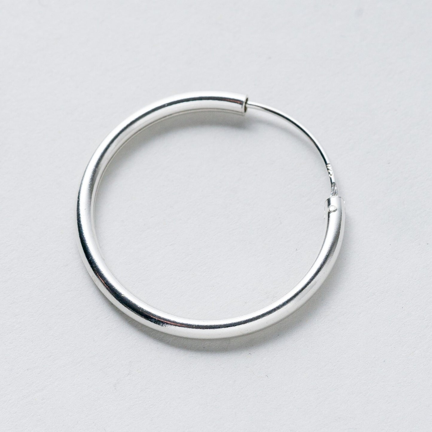 Einzelner Ohrring Creole Silber 925 1,78 g3
