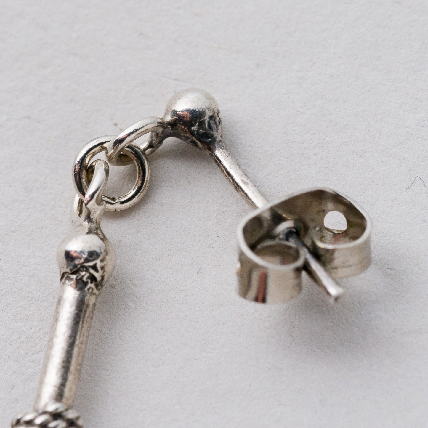 Einzelner Ohrring Hängeohrring Silber 1,32 g6