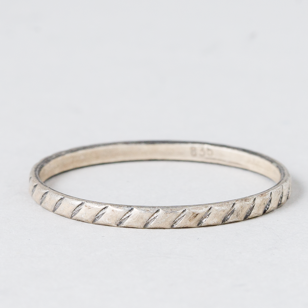 Ring 835er Silber 0,66 g Größe 54 (17,2 mm Ø)2