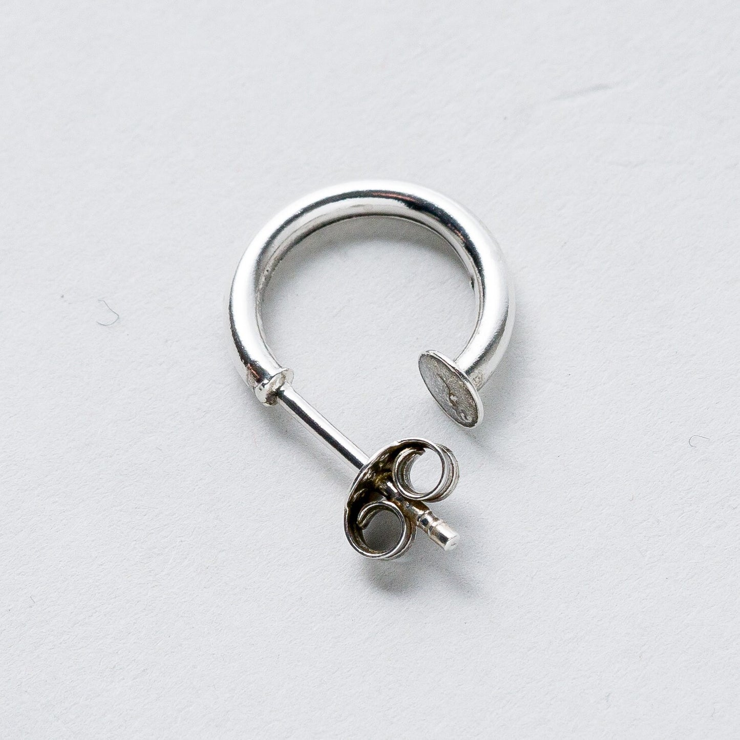 Einzelner Ohrring Creole Silber 0,63 g5