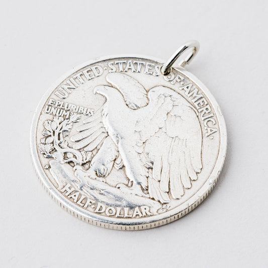 Silber Anhänger Kettenanhänger Liberty Half Dollar 12,37 g0