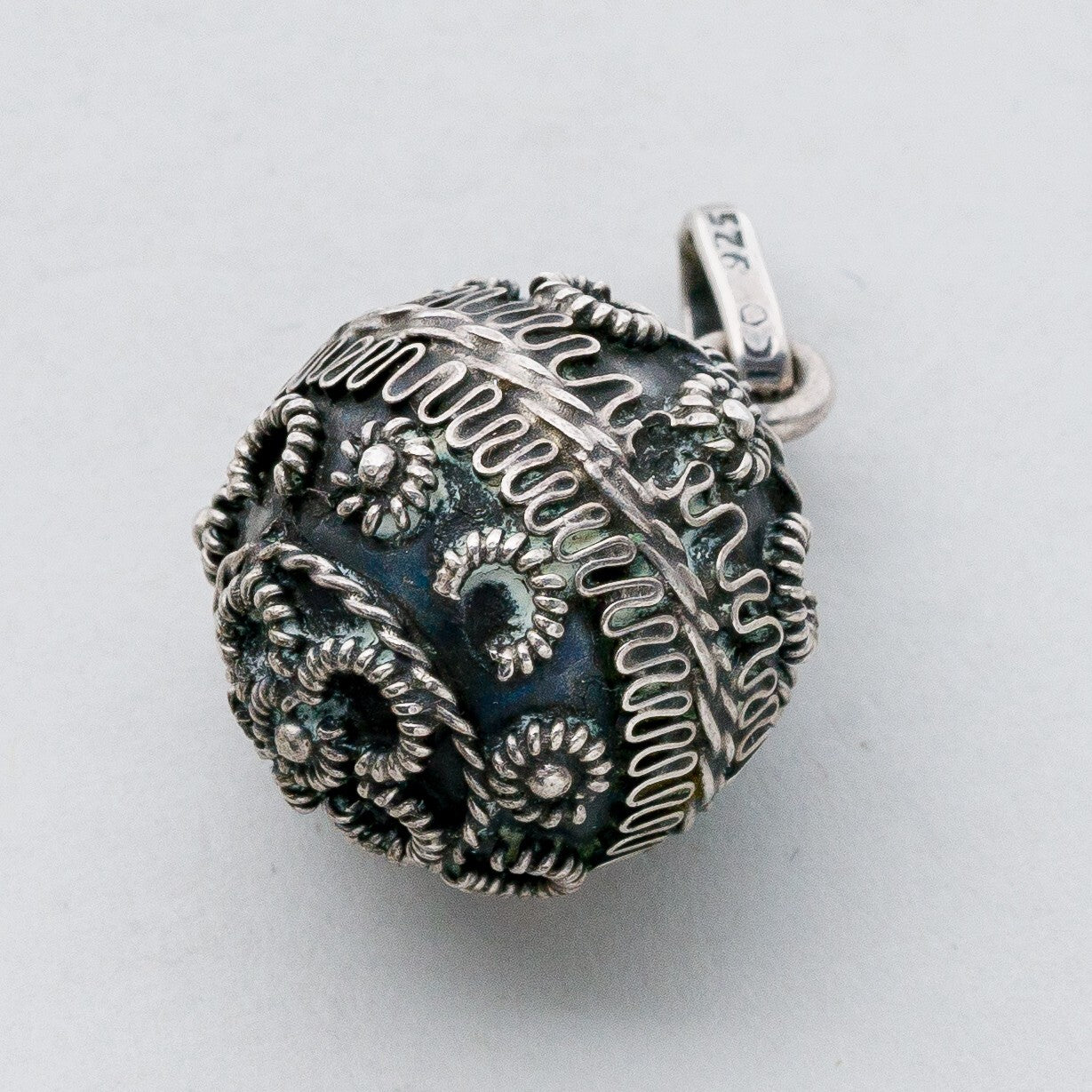 Silber Anhänger Kettenanhänger 925 Kugel 17,08 g2