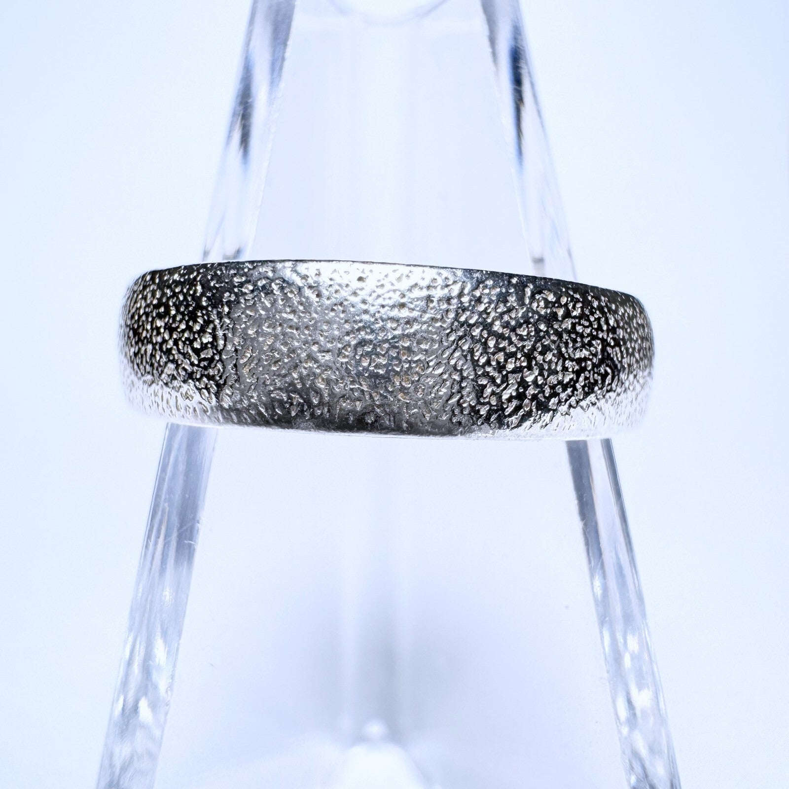 Ring 925er Silber Größe 57 klassischer Ring gestrahlt 3,12g5