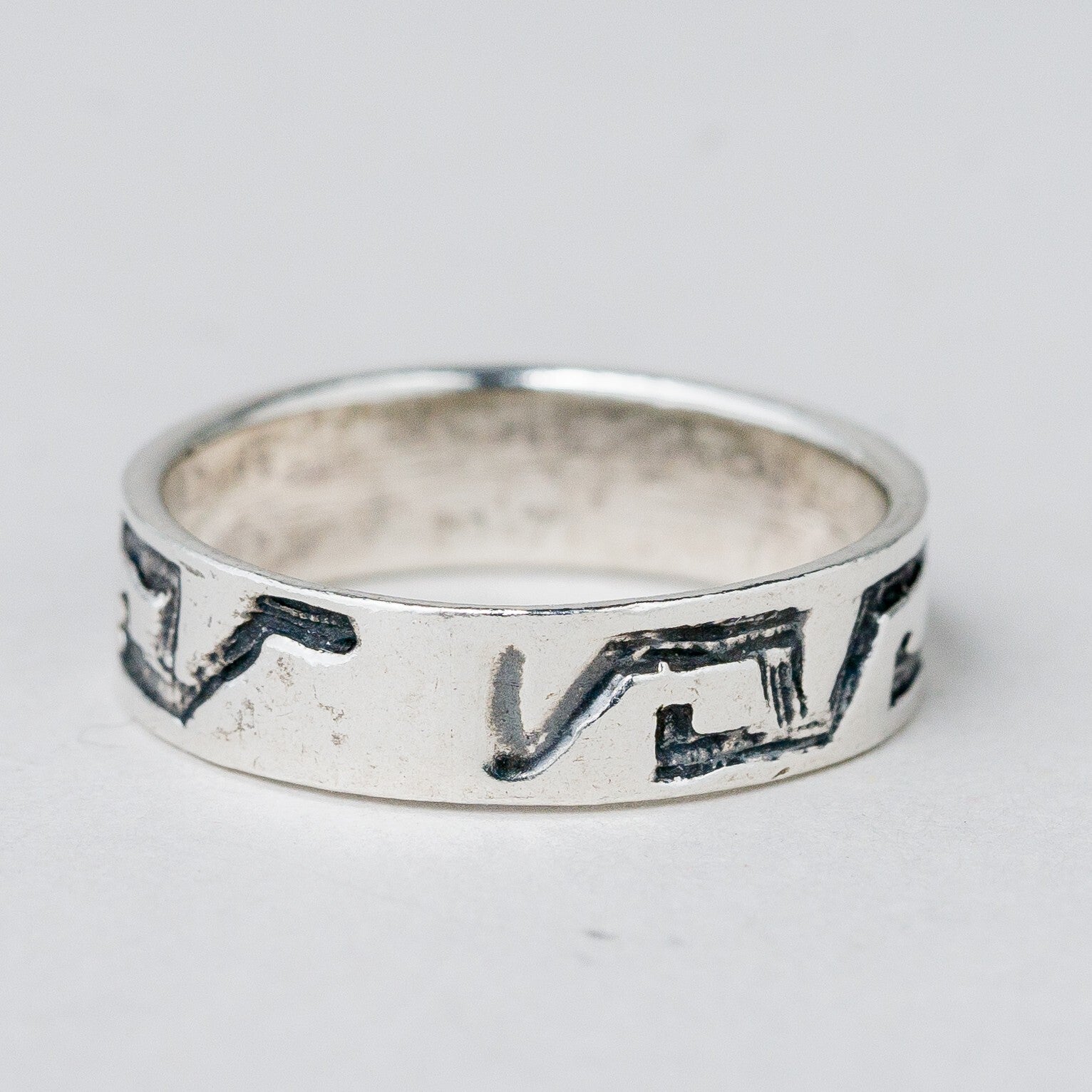 Silber Ring 925 Größe 52 (16,5 mm Ø) 2,48 g3
