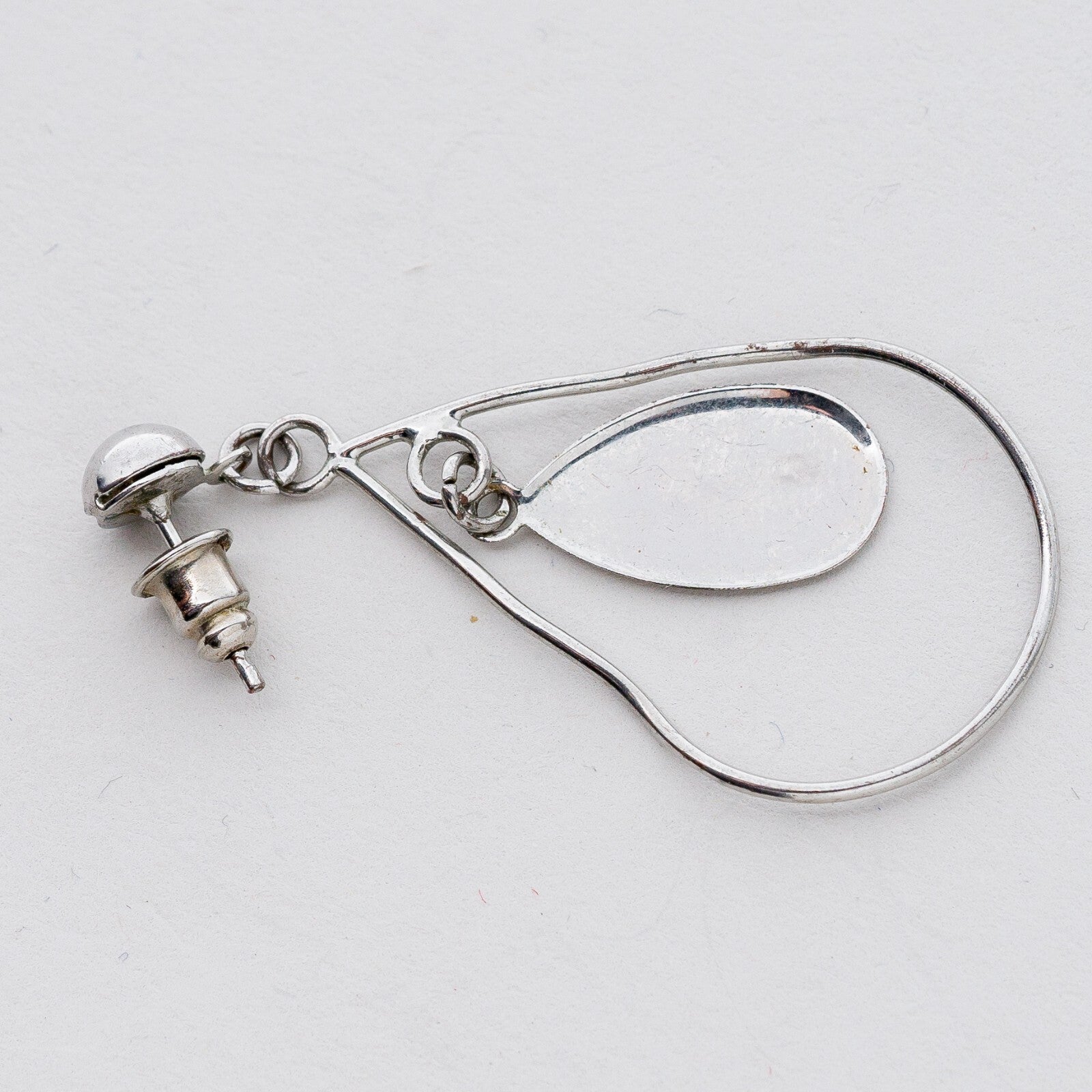Einzelner Ohrring Hängeohrring Silber 1,5 g5