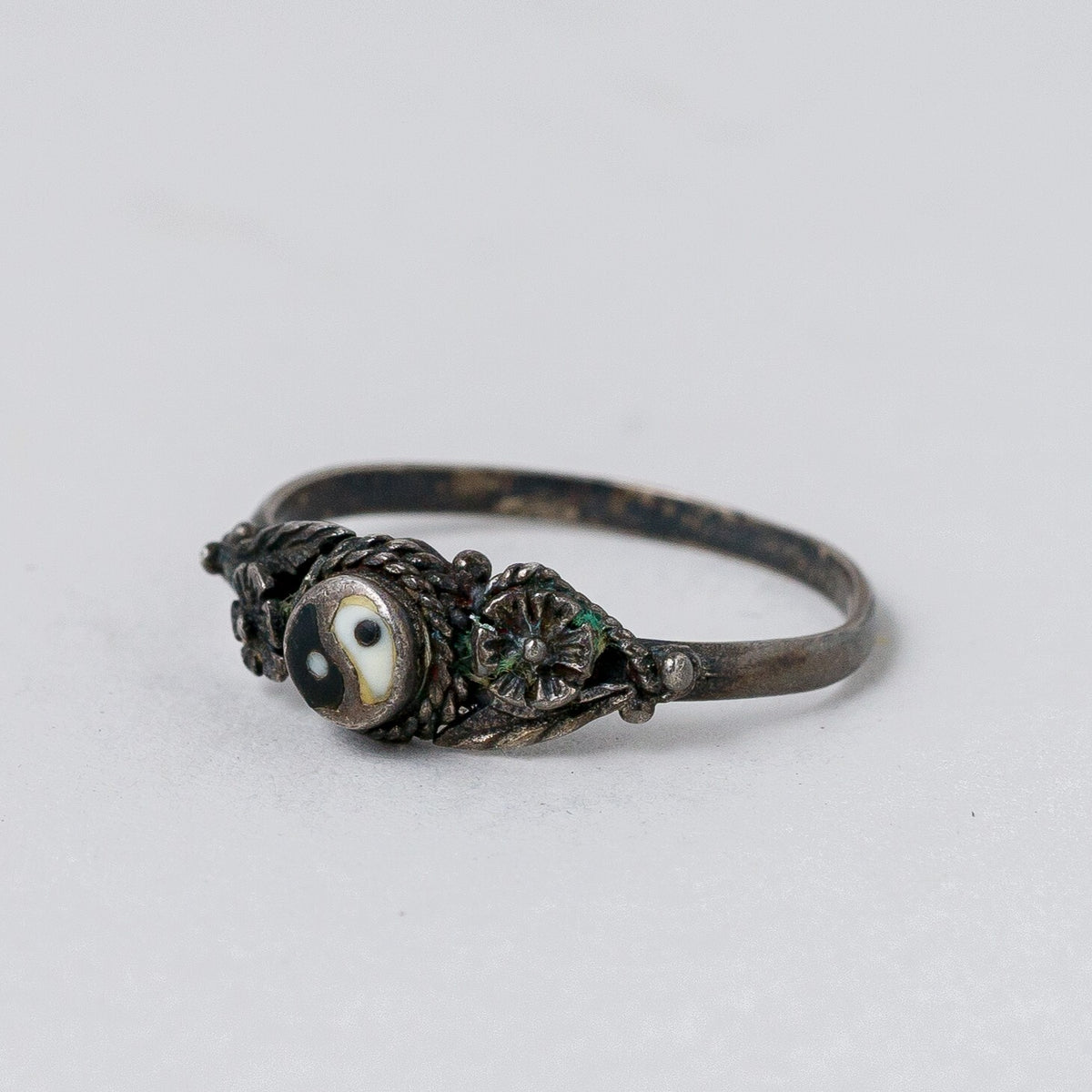 Silber Ring Yin Yang Größe 54 (17,2 mm Ø) 1,44 g0
