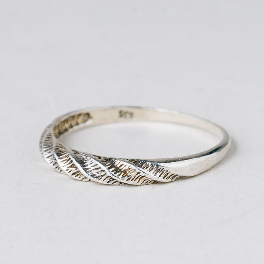 Silber Ring 835 Größe 56 (17,8 mm Ø) 1,06 g0