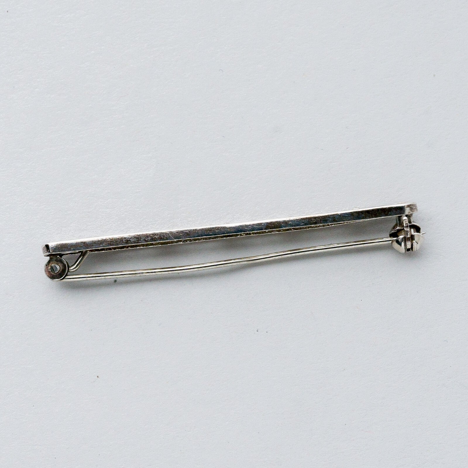 Silber Brosche Spange 835 Floral Filigran 2 g8
